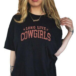 Long Live Cowgirls Shirt – Cute Country Western Tee for Women